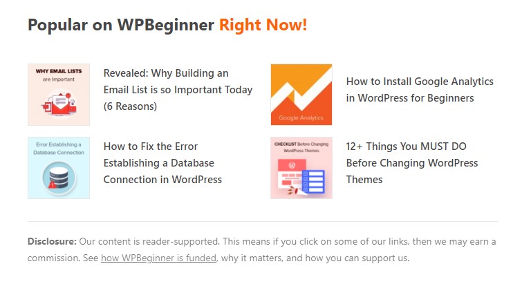 WPBeginner related posts