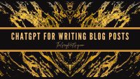 chatgpt for writing blog posts