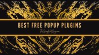 Free Popup Plugins